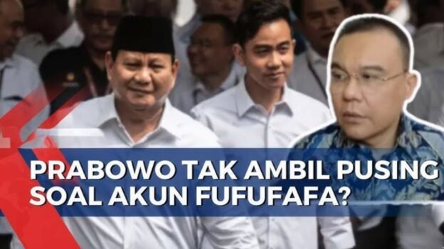 PRABOWO TAK AMBIL PUSING SOAL AKUN FUFUFAFA